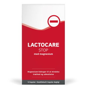 Lactocare Stop Med Magnesium Kosttilskud 12 kapsler