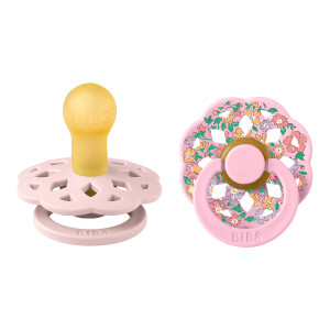 BIBS x Liberty Pacifier Boheme 2 PACK Oscar Meadow Latex Size 1 Blossom Mix 2 stk