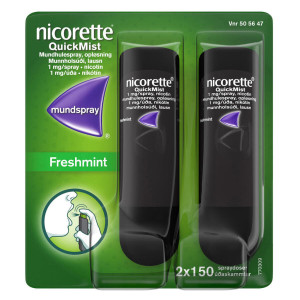 Nicorette QuickMist 1 mg/dosis 300 dosis Mundhulespray, opløsning