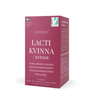 NORDBO LactiKvinde Kosttilskud 30 stk