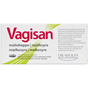 Vagisan Mælkesyre Vagitorier Medicinsk udstyr 7 stk
