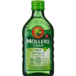 Möller's Møllers tran æble Kosttilskud 250 ml