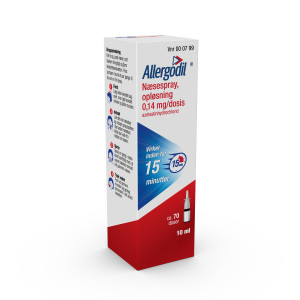 Allergodil 0,14 mg/dosis 70 dosis Næsespray, opløsning