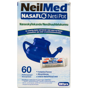 Neilmed Nasaflo Netipot Medicinsk udstyr 1 kande+poser