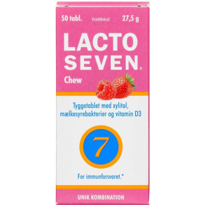 Lacto Seven Chew Kosttilskud 50 stk