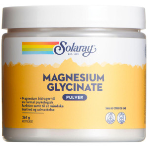 Solaray Magnesium Glycinate Kosttilskud 267 g