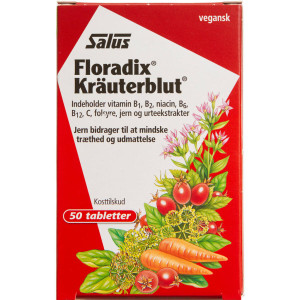Salus Floradix Kräuterblut Kosttilskud 50 stk