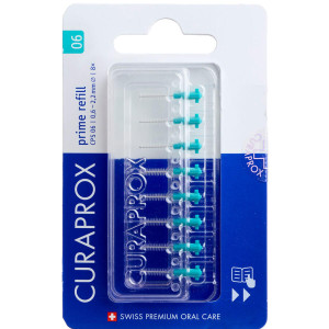 Curaprox Prime Refill 06 - Turkis 8 stk