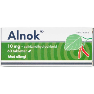 Alnok 10 mg 60 stk Filmovertrukne tabletter