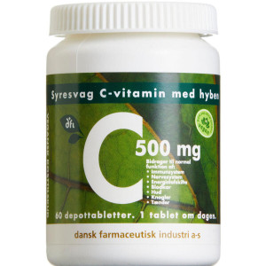 Grønne Vitaminer C Vitamin Kosttilskud 60 stk
