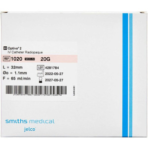 Optiva 2 infusionskanyle, rosa Medicinsk udstyr 50 æskeástk