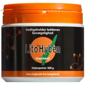 Hyben Vital ApS Lito Hyben pulver Kosttilskud 300 g