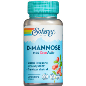 Solaray D-Mannose med CranActin Kosttilskud 60 stk