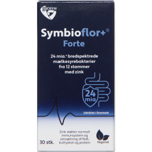 Biosym Symbioflor+ Forte Kosttilskud 30 stk
