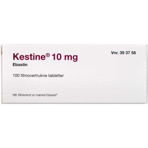 2care4 Kestine 10 mg 100 stk Filmovertrukne tabletter