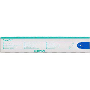 Sprøjte Omnifix Luer 3 ml Medicinsk udstyr 100 stk