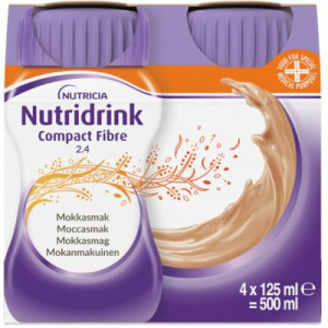 Nutridrink Compact Fibre Mokka 4 x 125 ml