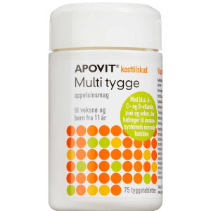 Apovit Multi Appelsin Kosttilskud 75 stk