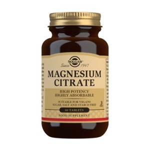 SOLGAR MAGNESIUM CITRATE Kosttilskud 60 stk