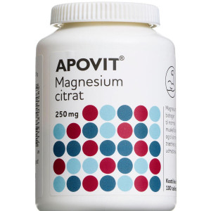 Apovit Magnesiumcitrat 250 mg Kosttilskud 100 stk