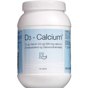 D3-Calcium Tabletter Kosttilskud 180 stk