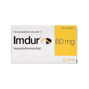 AstraZeneca Imdur 60 mg (Håndkøb, apoteksforbeholdt) 98 stk Depottabletter