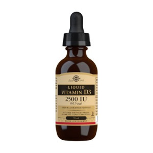 SOLGAR LIQUID VITAMIN D3 2500IU (62,5 µg) Kosttilskud 59 ml