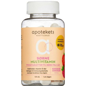 Apotekets Børne Multivitamin Kosttilskud 120 stk