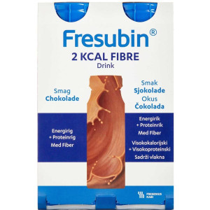 Fresubin 2 kcal Fibre Drink Chokolade 4 x 200 ml