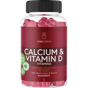 VitaYummy Calcium & Vitamin D, Raspberry Kosttilskud 60 stk