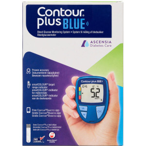 Contour Plus Blue Glucose Meter Medicinsk udstyr 1 stk