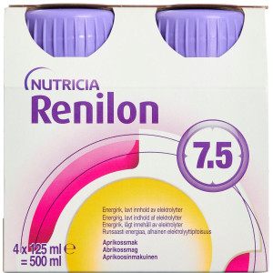 Nutricia Renilon 7.5 Abrikos 4 x 125 ml