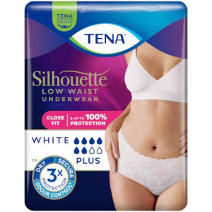 TENA Silhouette Plus Hvid Str. Medium Medicinsk udstyr 12 stk