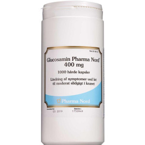 Glucosamin "Pharma Nord" 400 mg 1000 stk Kapsler, hårde