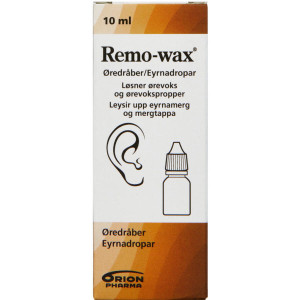 Remo - wax Remo-wax Øredråber Medicinsk udstyr 10 ml