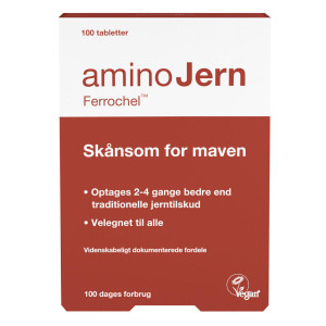 AminoJern Ferrochel Kosttilskud 100 stk