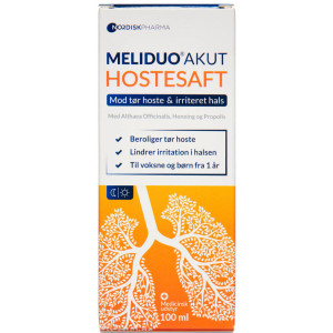 Meliduo Akut Hostesaft Medicinsk udstyr 100 ml