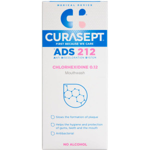 Curasept ADS 212 Mundskyl 0,12% CHX Medicinsk udstyr 200 ml