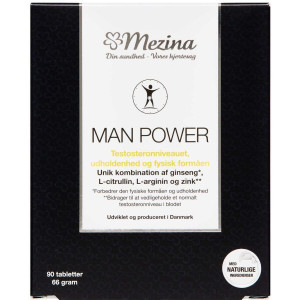Mezina Man Power Kosttilskud 90 stk