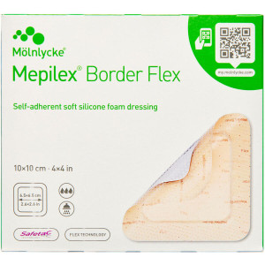 Mepilex Border Flex 10 x 10 cm Medicinsk udstyr 5 stk