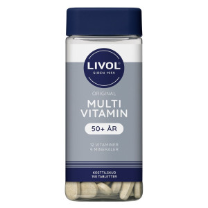 Livol Multi Vitamin 50+ Kosttilskud 150 stk