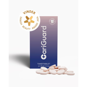 CariGuard Tandtablet med Mælkesyrebakterier og L-arginin til Tænder og Mund Kosttilskud 30 stk
