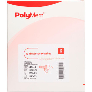 PolyMem Finger/Tå Bandage Str. Large Medicinsk udstyr 6 stk