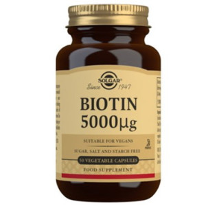 SOLGAR BIOTIN 5000µg Kosttilskud 50 kaps