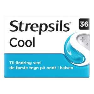Strepsils Cool 0,6+1,2 mg 36 stk Sugetabletter