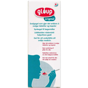 Gloup synkegel m/frugtsmag på tube Medicinsk udstyr 75 ml