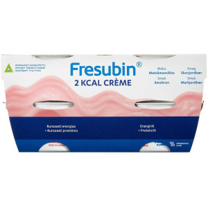 Fresubin 2 kcal Creme Skovjordbær 4 x 125 g