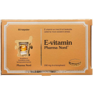 Pharma Nord E-Vitamin 290 mg Kosttilskud 60 stk