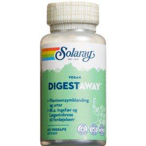 Solaray Vegan Digestaway Kosttilskud 60 stk