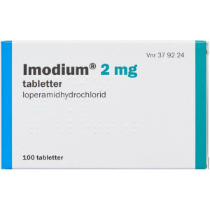 Paranova Imodium 2 mg (Håndkøb, apoteksforbeholdt) 100 stk Tabletter